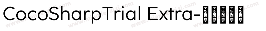 CocoSharpTrial Extra字体转换